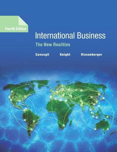 International business the new realities
