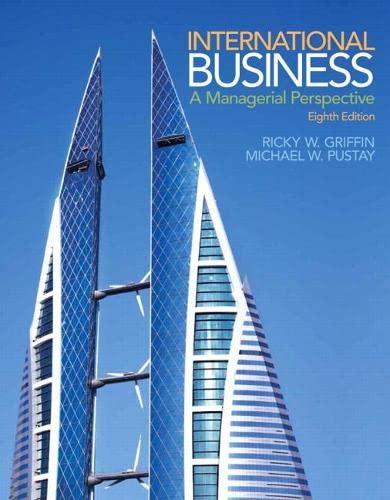 International Business A Managerial Perspective 8211 8th