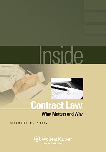 Inside Contract Law What Matters and Why 8211 1st