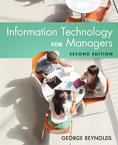 Information Technology for Managers 8211 2nd