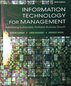 Information Technology for Management Advancing Sustainable Profitable Business Growth