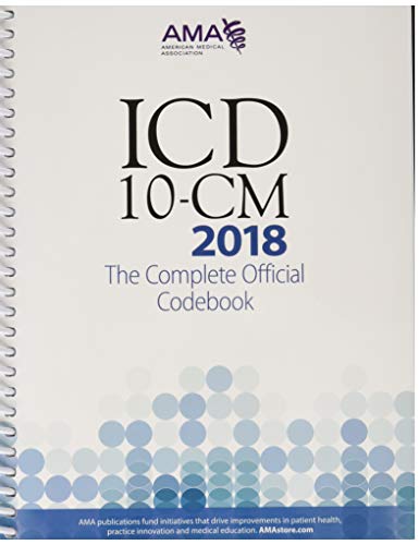 ICD10CM 2018 The Complete Official Codebook 8211 1st