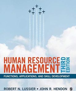 Human Resource Management Functions Applications and Skill Development 8211 3rd