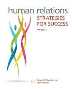 Human Relations Strategies for Success 8211 5th