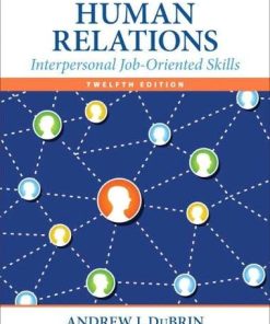 Human Relations Interpersonal JobOriented Skills