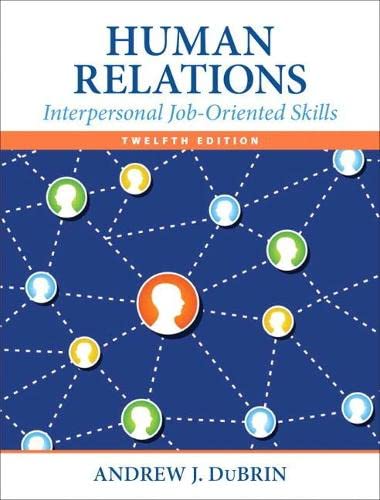 Human Relations Interpersonal JobOriented Skills
