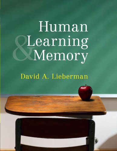 Human Learning and Memory 8211 1st