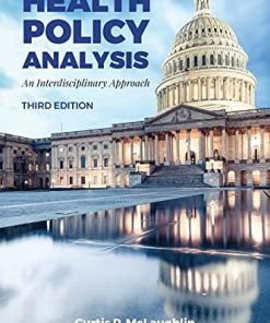 Health Policy Analysis An Interdisciplinary Approach