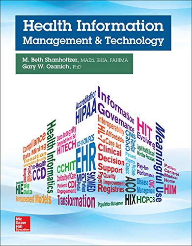 Health Information Management and Technology PS Health Occupations 1st