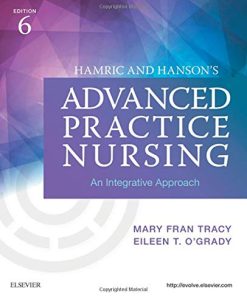 Hamric 8211 Hanson8217s Advanced Practice Nursing An Integrative Approach 6th