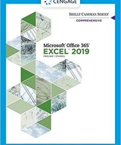 Shelly Cashman Series Microsoft Office 365 038 Excel 2019 Comprehensive