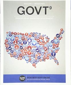 GOVT Principles of American Government 8211 9th