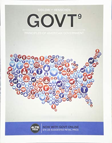 GOVT Principles of American Government 8211 9th