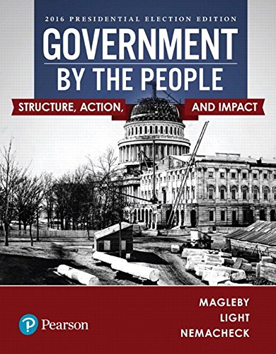 Government By the People 2016 Presidential Election 8211 1st