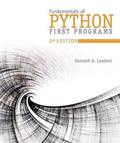 Fundamentals of Python First Programs 2nd 8211 2nd