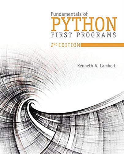 Fundamentals of Python First Programs 2nd 8211 2nd