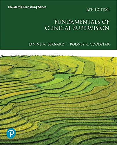 Fundamentals of Clinical Supervision What8217s New in Counseling 6