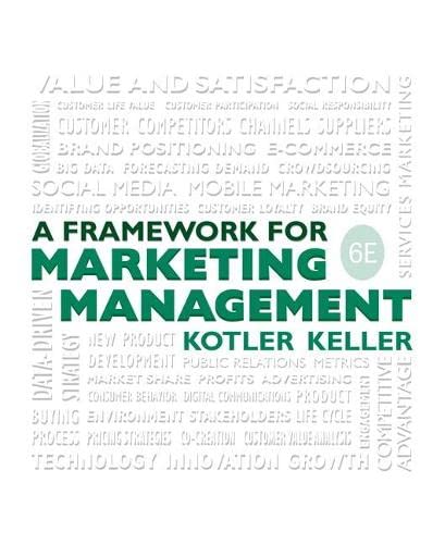 Framework for Marketing Management 8211 6th