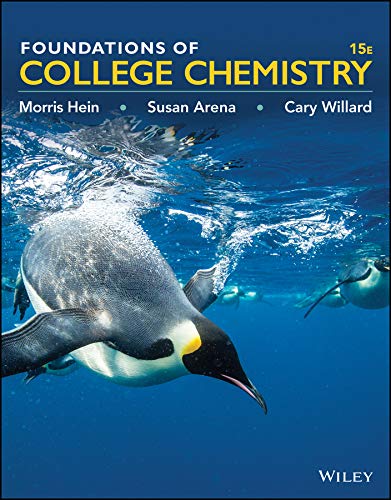 Foundations of College Chemistry 8211 15th