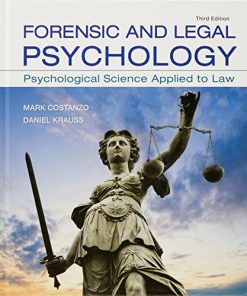 Forensic and Legal Psychology 3rd