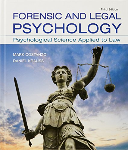 Forensic and Legal Psychology 3rd
