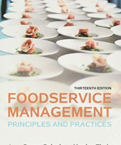 Foodservice Management Principles and Practices 8211 13th