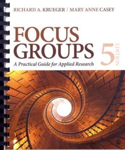 Focus Groups A Practical Guide for Applied Research 8211 5th