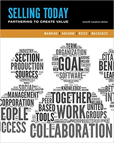 Selling Today Creating Customer Value Seventh 7th Canadian