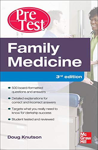 Family Medicine PreTest SelfAssessment And Review Third 8211 3rd