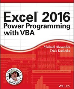 Excel 2016 Power Programming with VBA 8211 1st