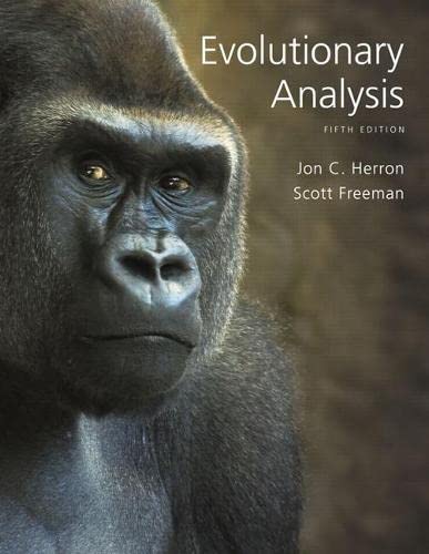 Evolutionary Analysis 8211 5th