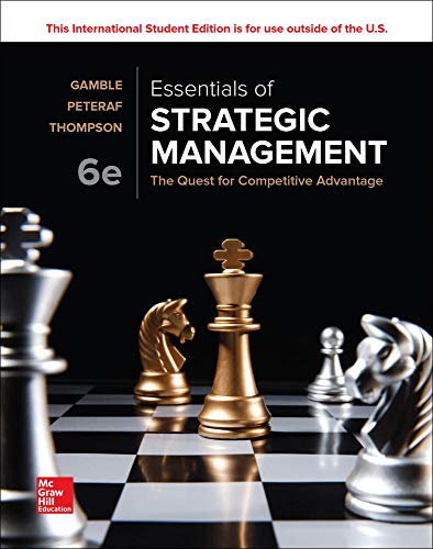 Essentials of Strategic Management The Quest for Competitive Advantage 6th