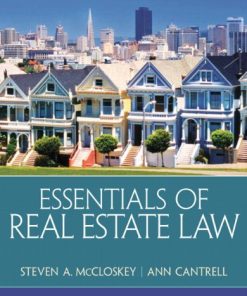 Essentials of Real Estate Law 1st