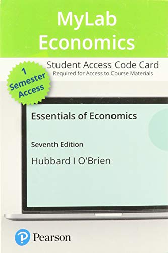 Essentials of Economics 7th by R Glenn Hubbard