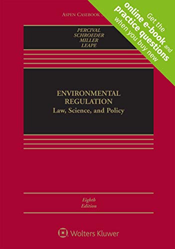 Environmental Regulation Law Science and Policy 8th by Robert V Percival