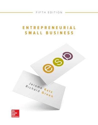 Entrepreneurial Small Business 8211 5th