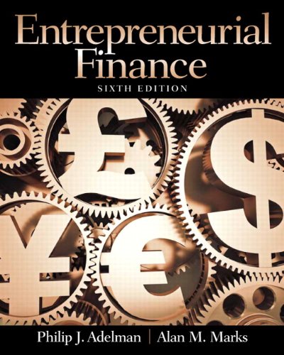 Entrepreneurial finance 8211 6th