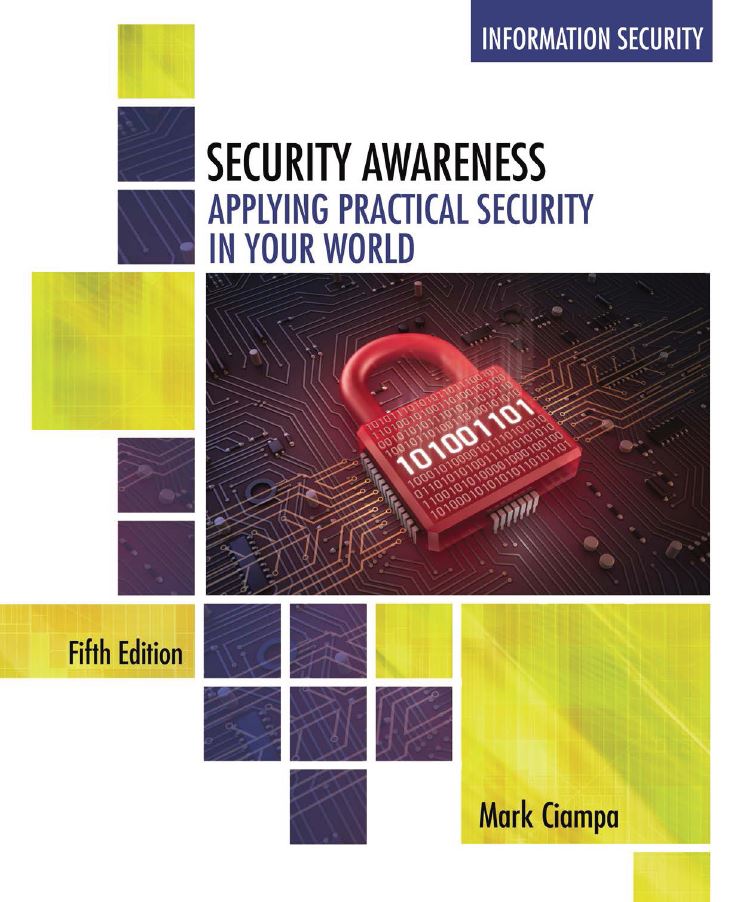 Security Awareness 5th 5E Mark Ciampa