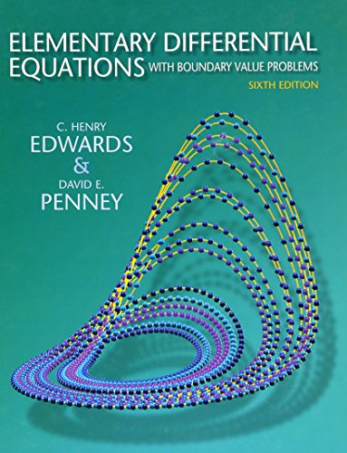 Elementary Differential Equations with Boundary Value Problems 8211 6th