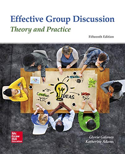 Effective group discussion theory and practice