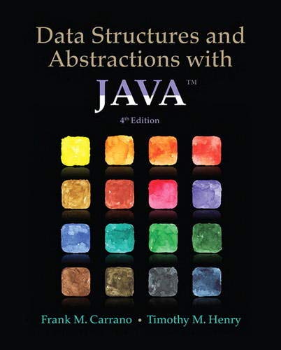 Data Structures and Abstractions with Java 8211 4th
