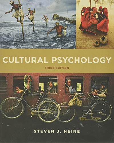 Cultural Psychology 8211 3rd