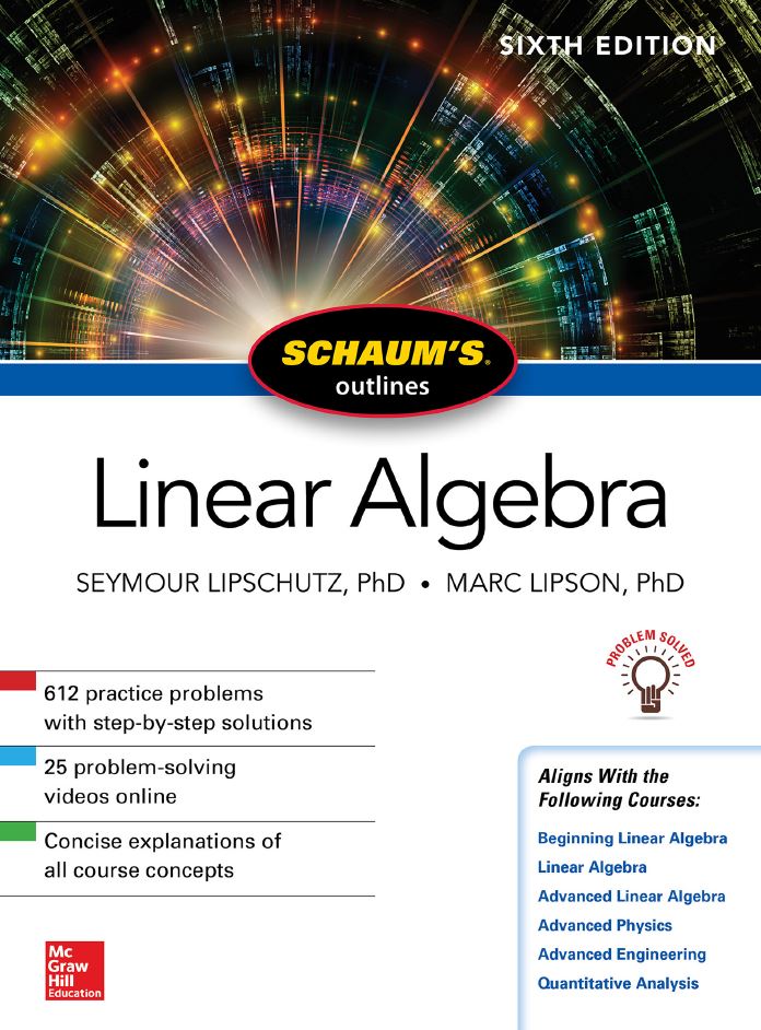 Schaum8217s Outline of Linear Algerbra 6th 6E