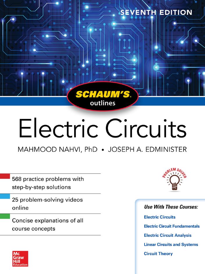 Schaum8217s Outline of Electric Circuits 7th 7E
