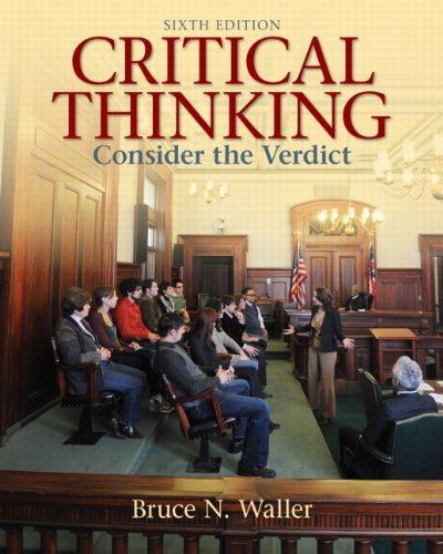 Critical Thinking Consider the Verdict