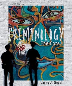 Criminology The Core MindTap Course List 7th