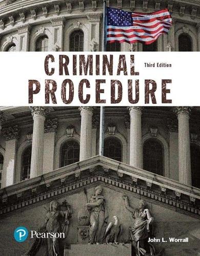 Criminal Procedure Justice Series 8211 3rd