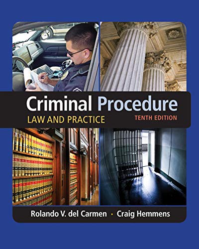 Criminal Procedure Law and Practice 8211 10th