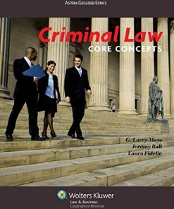 Criminal Law Core Concepts 8211 1st