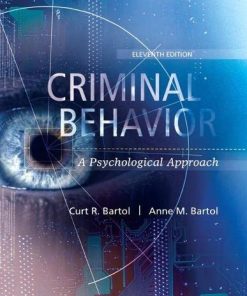 Criminal behavior a psychological approach